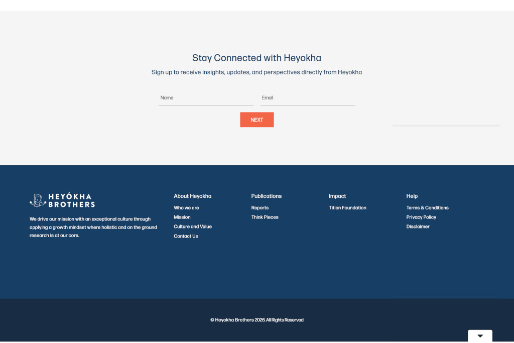 Heyokha newsletter section